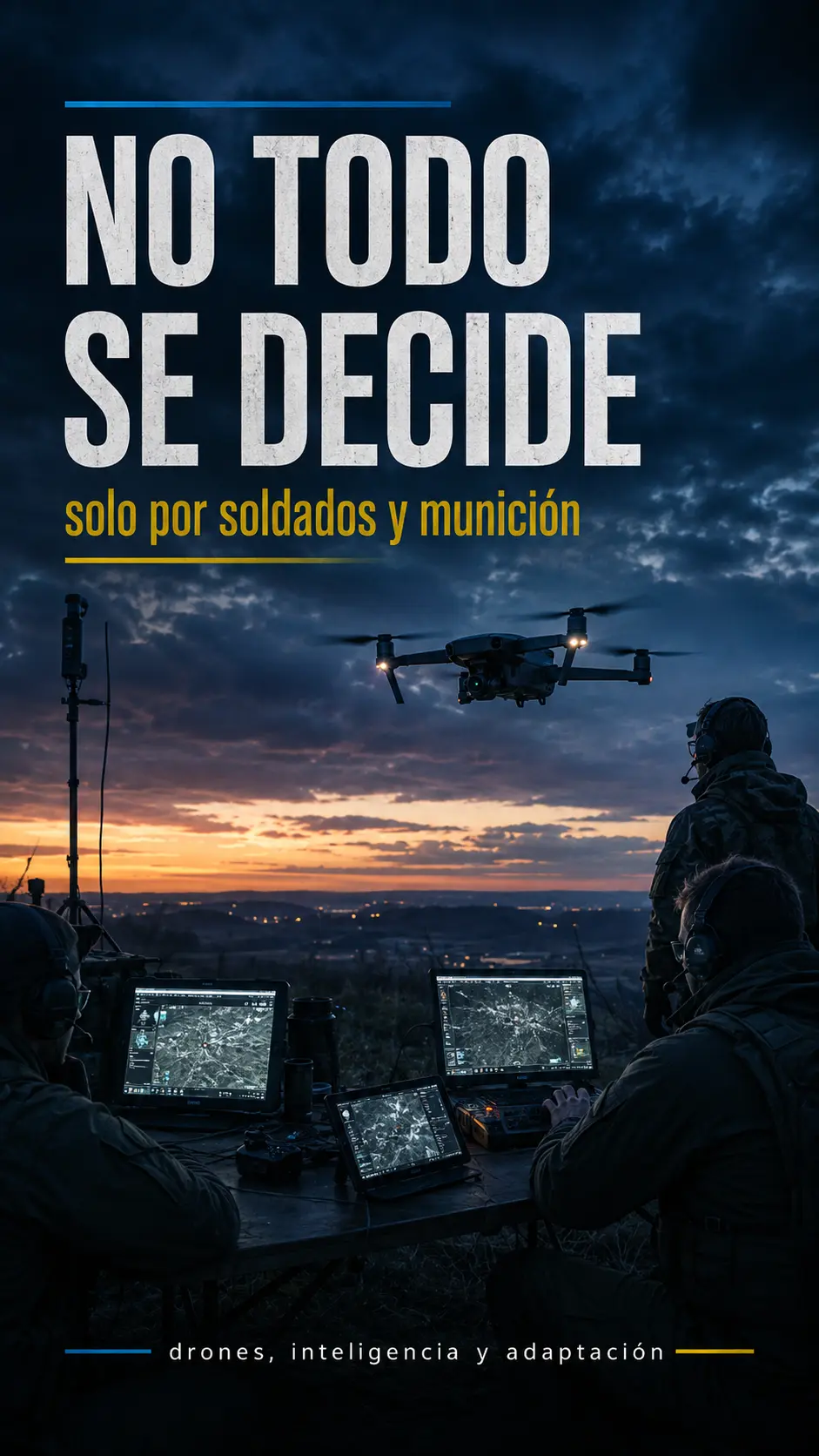 No todo se decide por soldados y munición: drones y tecnología en la guerra de Ucrania